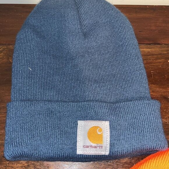 Lot 3 (Orange, Red, Gray) NEW Carhartt Ski Snowboard Work Winter Beanie Cap Hat - Picture 5 of 5